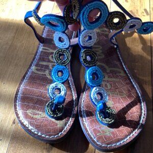 Beaded Strapped Sandals